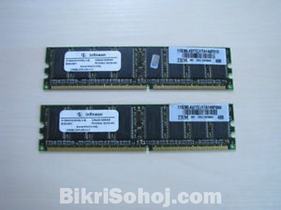 Refublised Desktop memory ram support DDR1 512MB